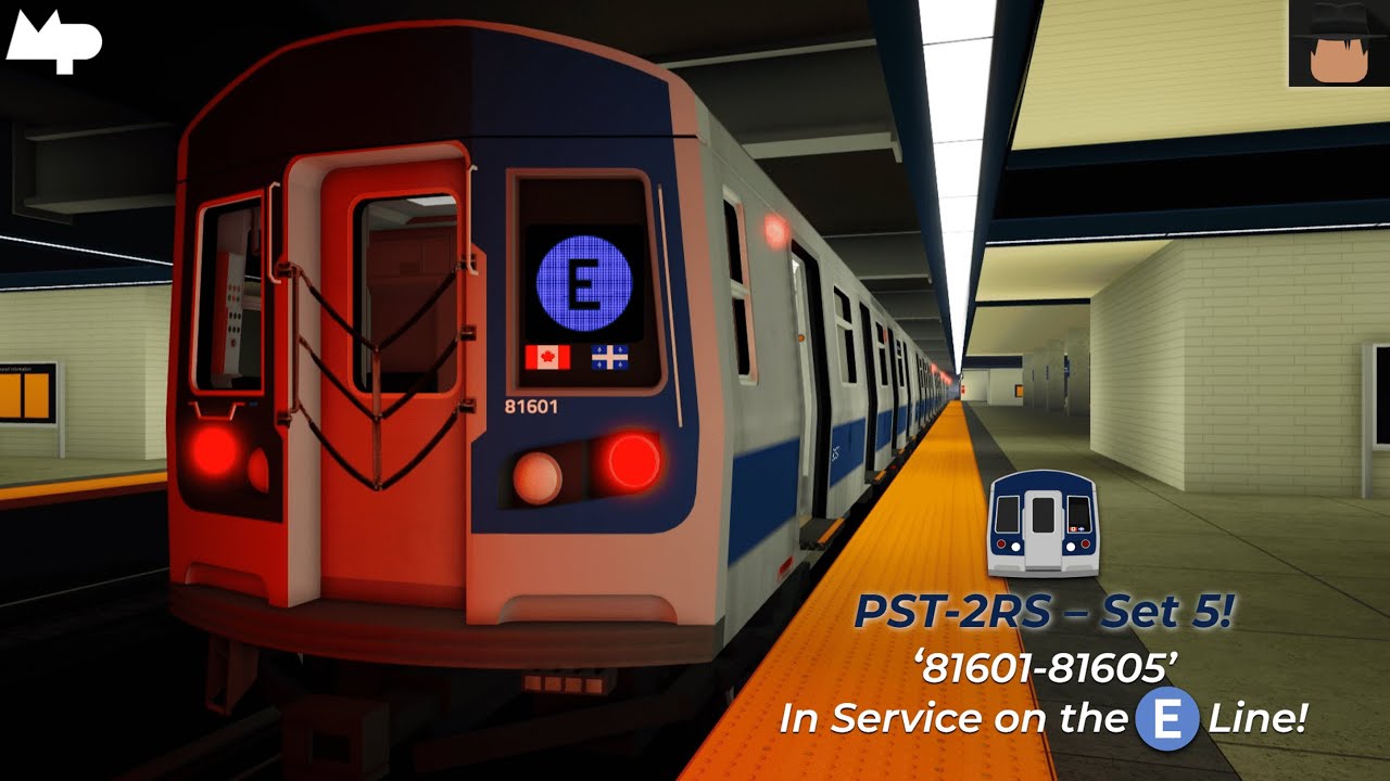 PTA Subway: PST-2RS - 5th Set '81601-81605' In-Passenger Service on the (E) Line!