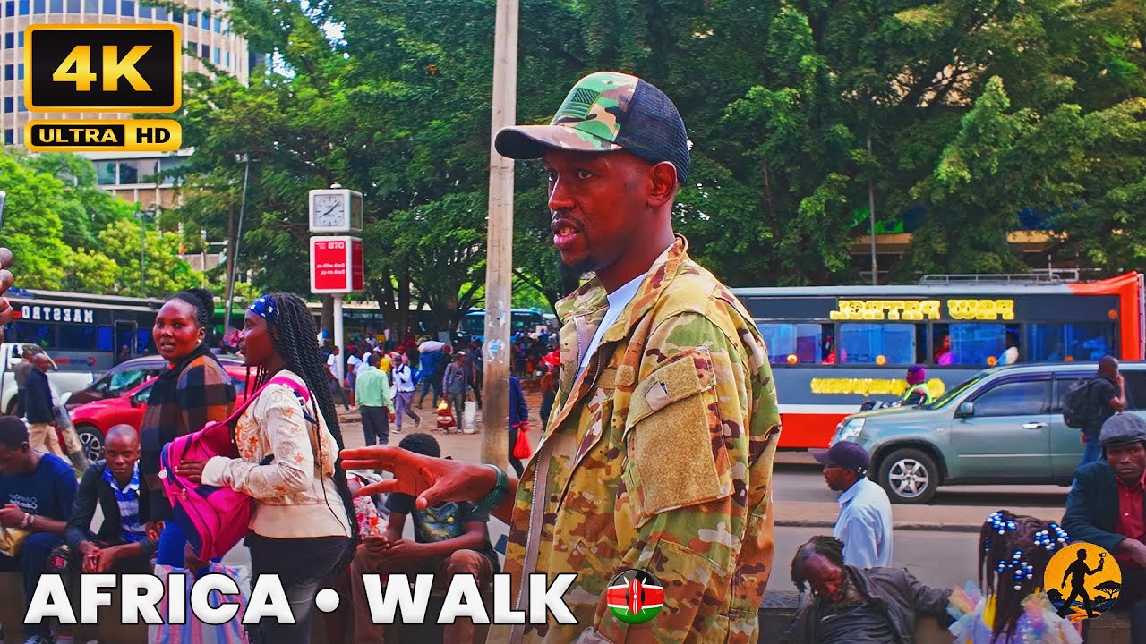 Nairobi City 🇰🇪 – Real Streets of Kenya | 4K Walking Tour