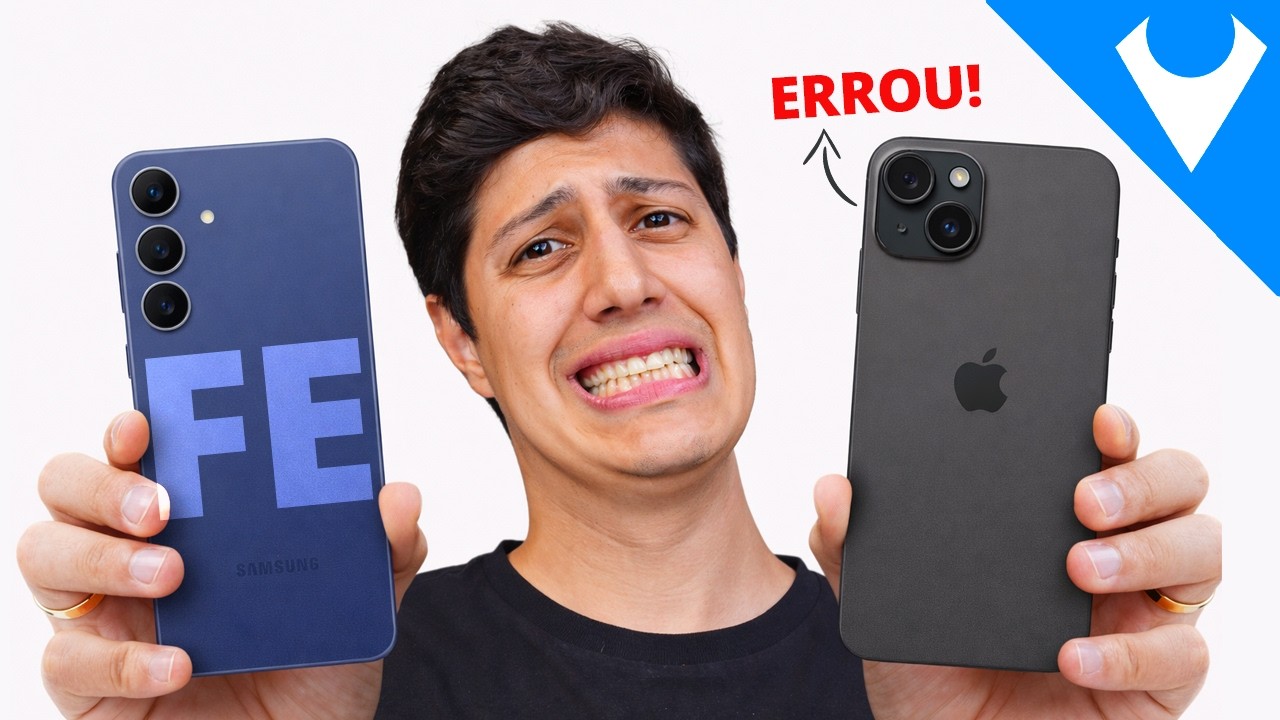 BAIXOU! Galaxy S25 FE vs iPhone 15 qual COMPRAR? 99% ERRA na ESCOLHA!