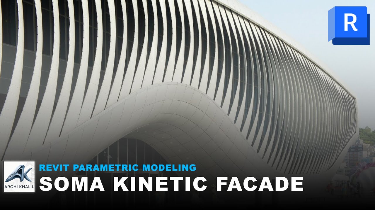 Modeling Soma Parametric Twisted facade using Revit