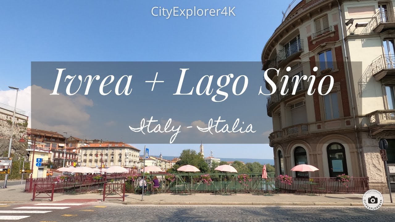 Ivrea - Lago Sirio | Torino - Piemonte - Italia | Italy 2021 4k