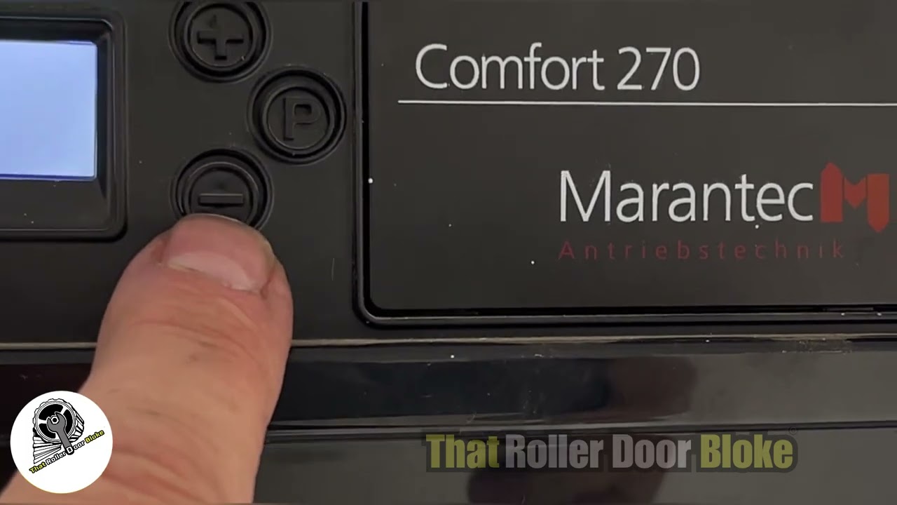 Marantec Comfort 270: быстрая и простая настройка предельных значений для открывателя гаражных ворот