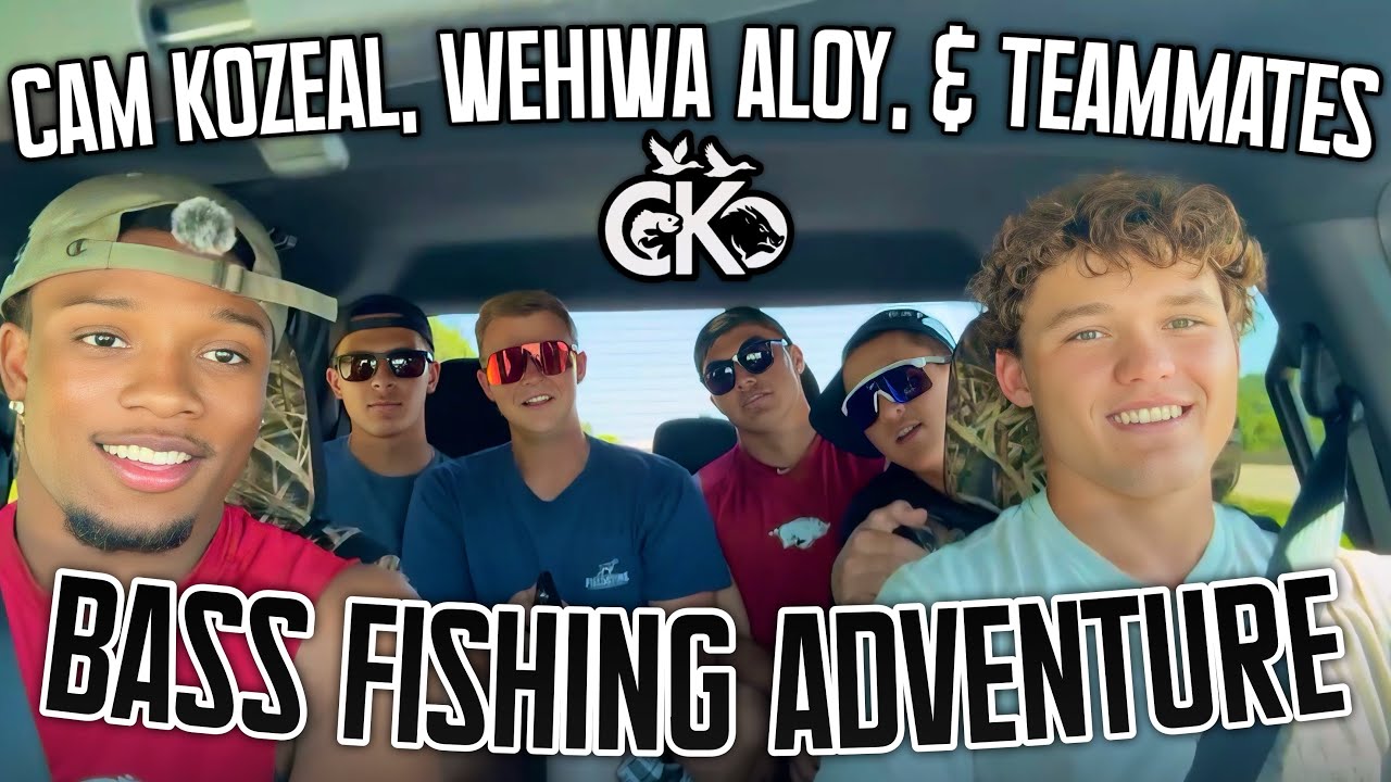 Camden Kozeal & Wehiwa Aloy Lead Razorbacks on Bass Fishing Adventure!