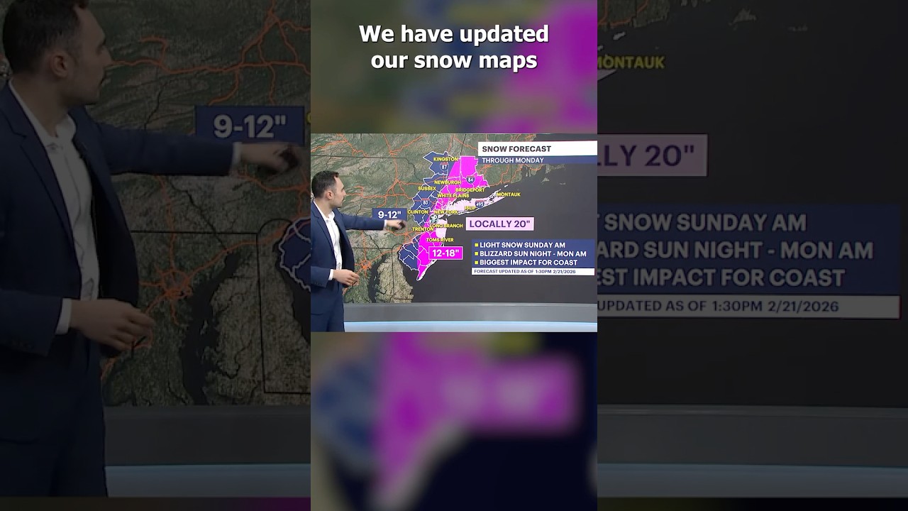 BLIZZARD WARNINGS in NY, NJ, CT with 12-20 inches of snow possible in spots - WHAT TO KNOW | News 12