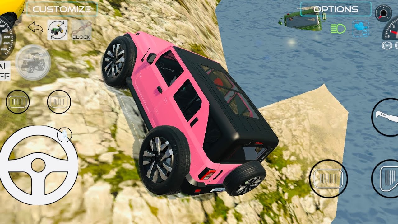 💥Unloading stone in truck😱 and tractor and that suv  🚙💥