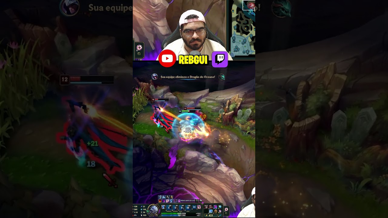 FALTOU UM CORTA CURA AQUI 😂😂😂 #leagueoflegends #riotgames #rebgui  #gamer