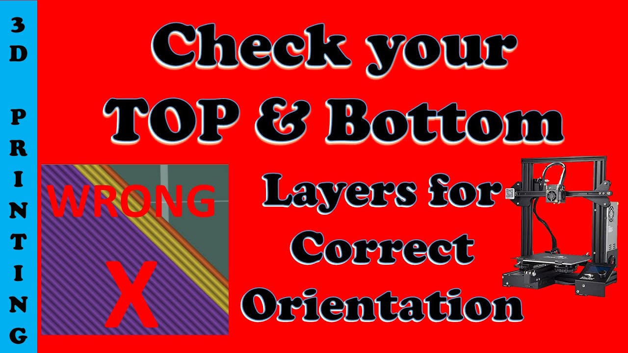 How to 3d printing top and bottom layer angles. Set then correctly when part is at an angle 0065