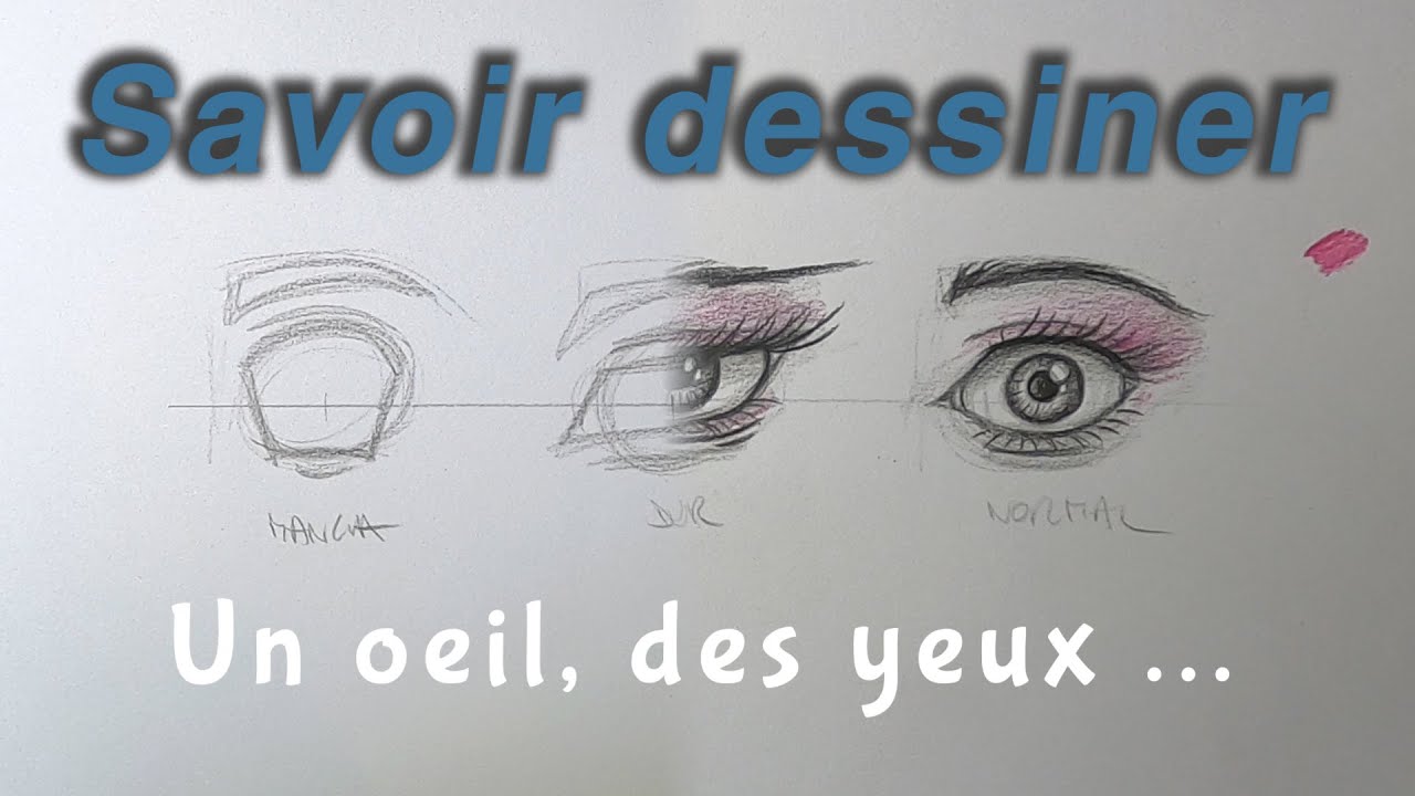 [DESSINER-FACILE] Comment dessiner des yeux, un regard expressif.