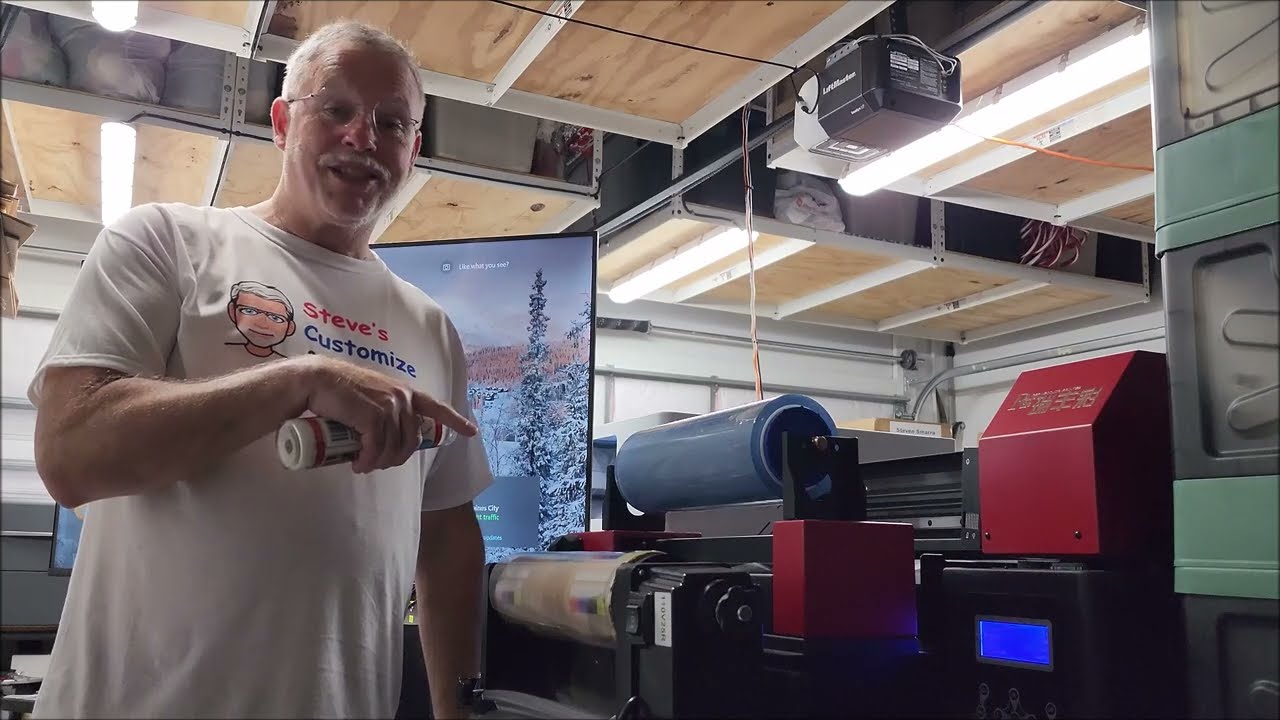 Convert A $1.25 Dollar Tree Candle To A $10.00+ Candle Using The Refinecolor RF-ZZ2F UV DTF Printer