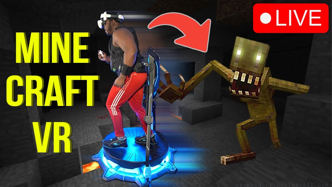 Minecraft In VR!? - Mineraft Horror VR - Kat Walk Core 2 Enhanced Gameplay Livestream
