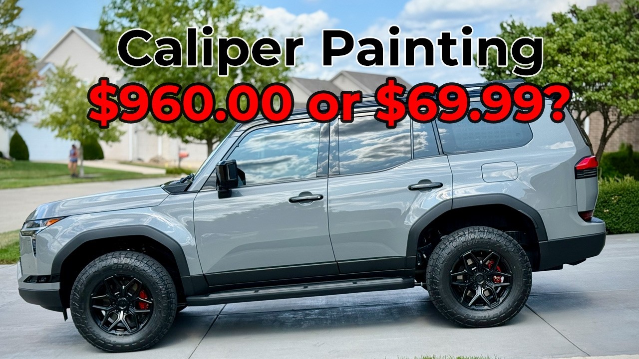 How to Paint Brake Calipers at Home | G2 Brake Caliper Paint on 2025 Lexus GX550 Overtrail+