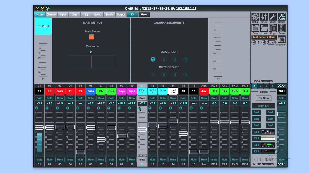 X AIR How To: DCA / Mute Groups (X AIR EDIT)