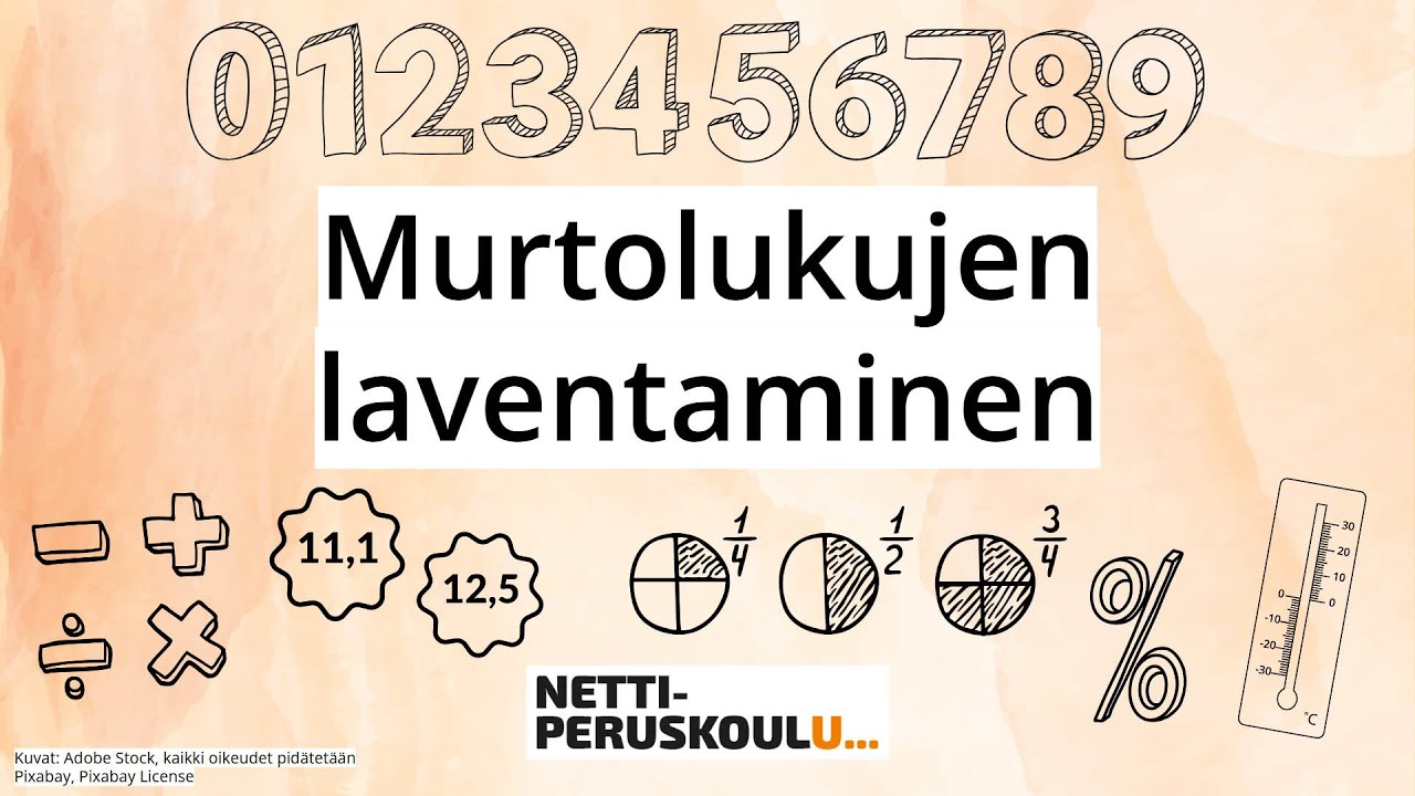 ama2: Murtolukujen laventaminen (perusopetus)