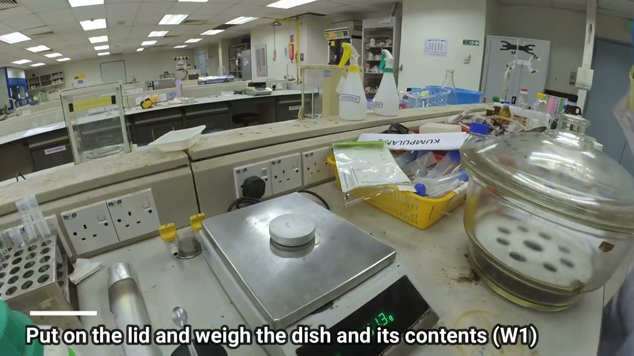 Laboratory Practical: Determination of Moisture Content using Oven Drying Method