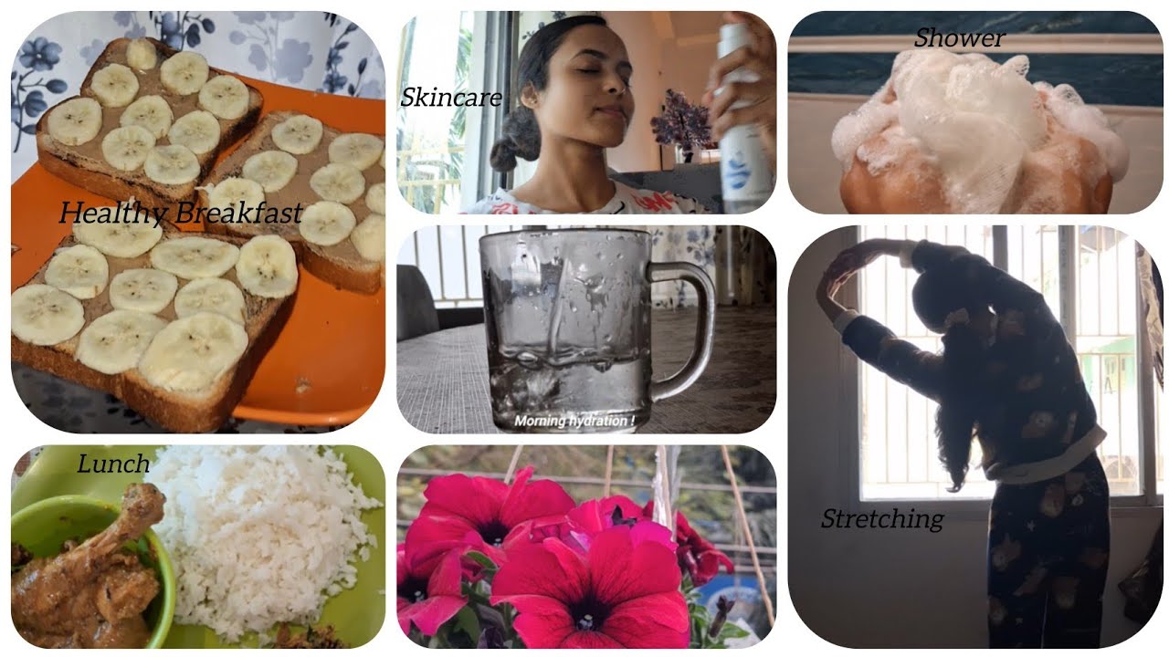 A Realistic Productive Sunday vlog  ✨ Morning routine, Cleaning,Meal prep , Self care & Many more