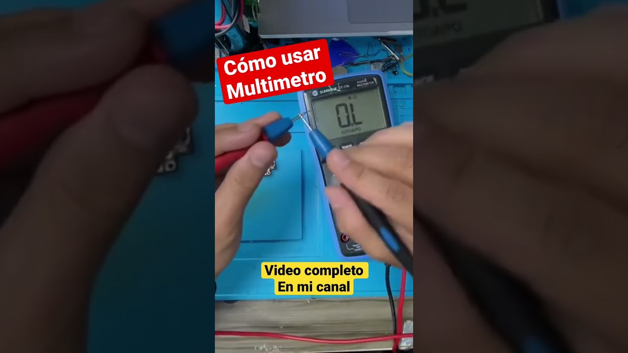 Cómo usar el multimetro y porque es mejor autorango 