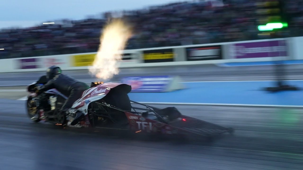 Europe's quickest and fastest Top Fuel Bike - Rikard Gustafsson Indian Motorcycle RG Engineering TFB