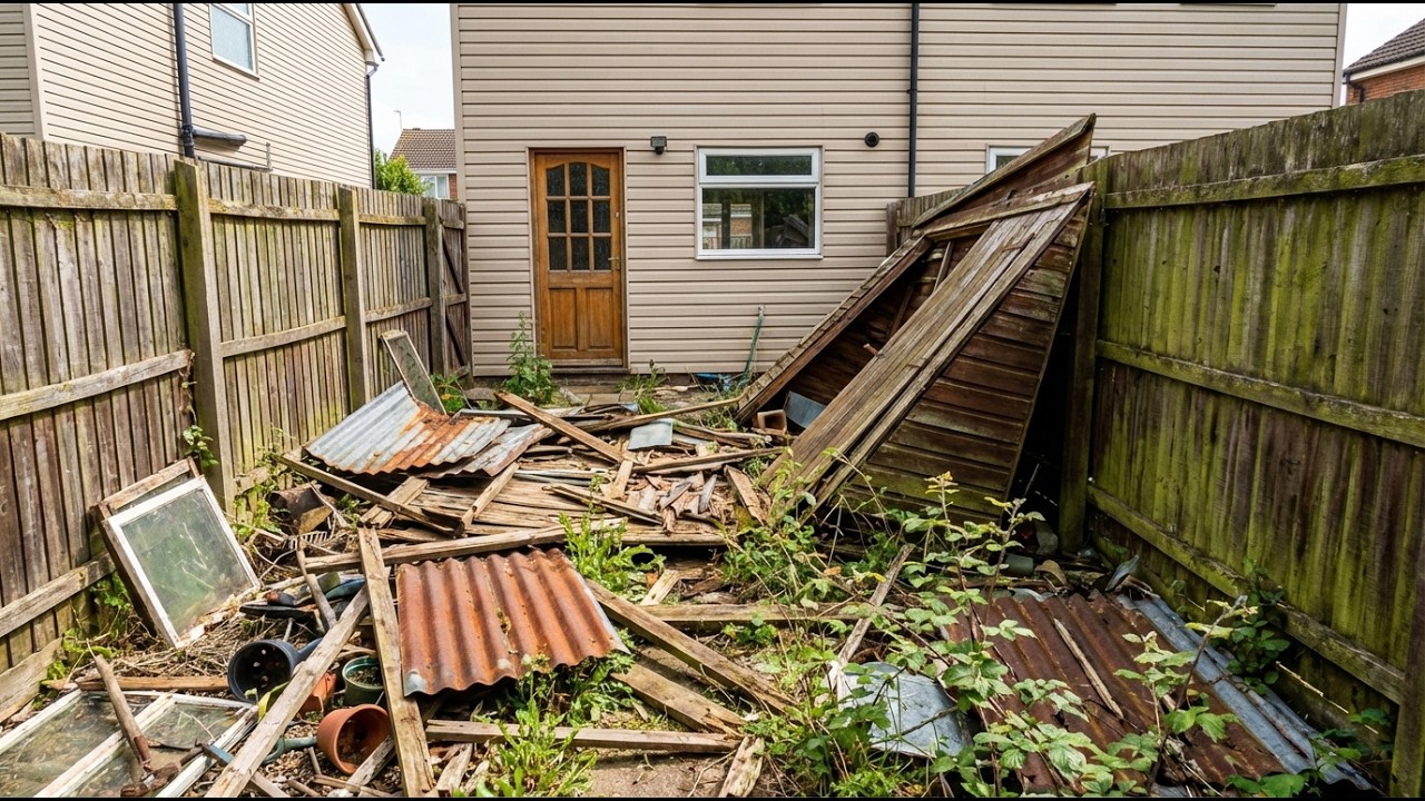 Satisfying Backyard Shed Restoration
