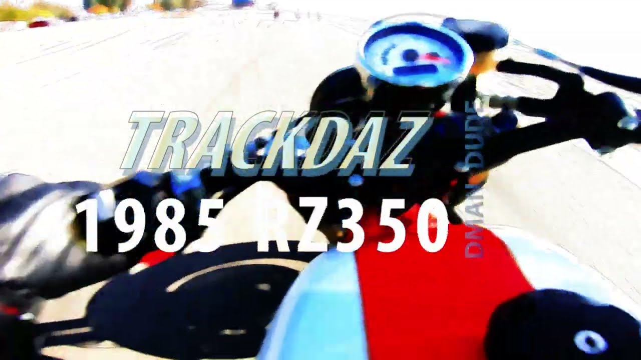Old vs New! 1985 Yamaha RZ350 Blasts through swarm of new superbikes.