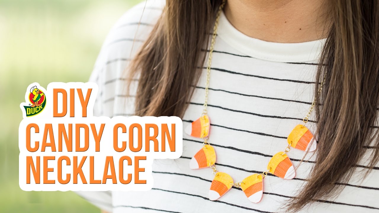 How to Craft a Duck Tape® Candy Corn Necklace