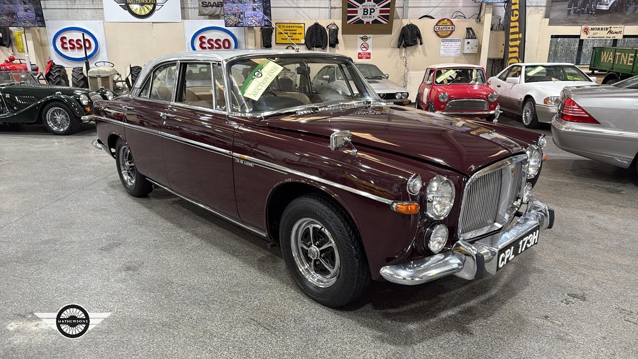 ROVER 3.5 ЛИТРА 1969 ГОДА | MATHEWSONS CLASSIC CARS | АУКЦИОН: 4, 5 и 6 ФЕВРАЛЯ 2026 ГОДА