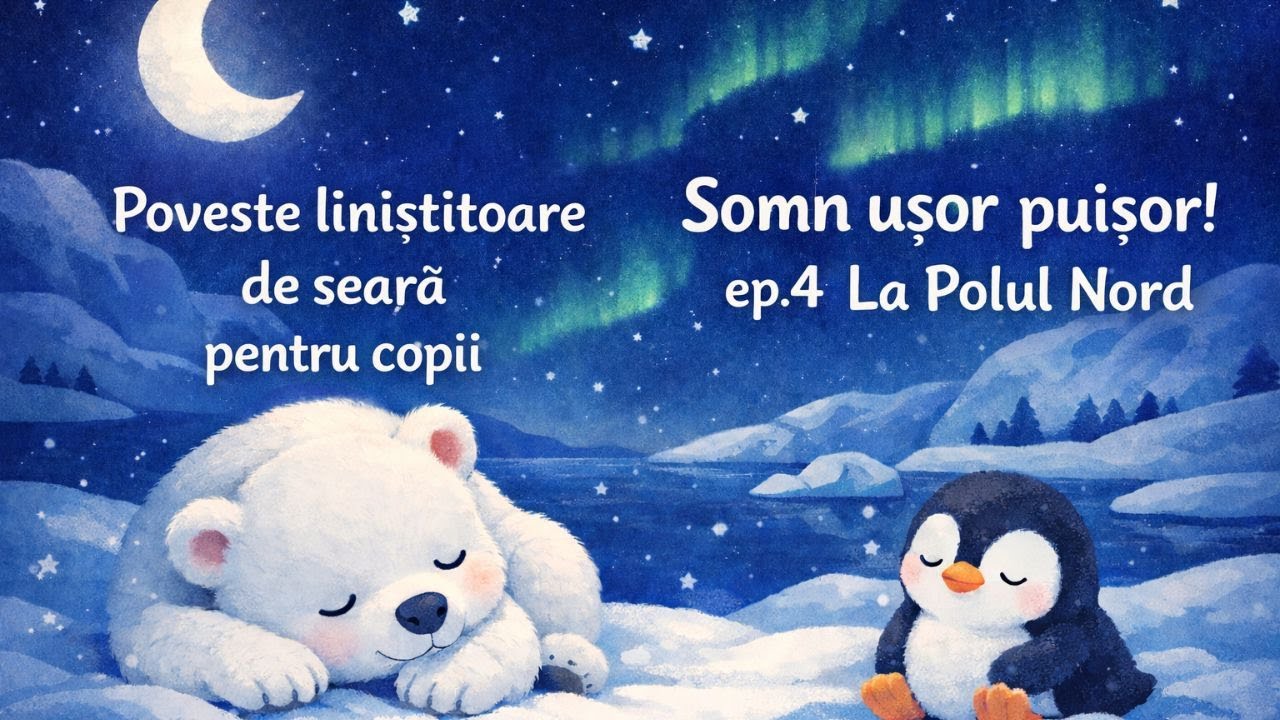 Somn ușor, puișor! – Poveste liniștitoare de seară | La Polul Nord (ep. 4)