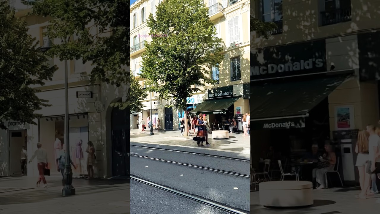 Walking in center of Nice, French Riviera #france #europe #spring #travel #holiday #vacation #shorts