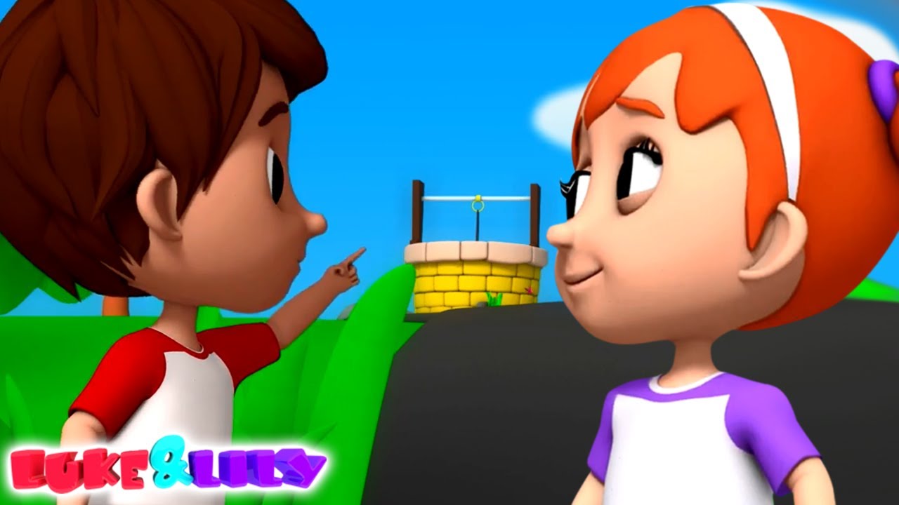 Jack e Jill subiram a colina | Video educativo | Desenhos animado | Música infantil Português