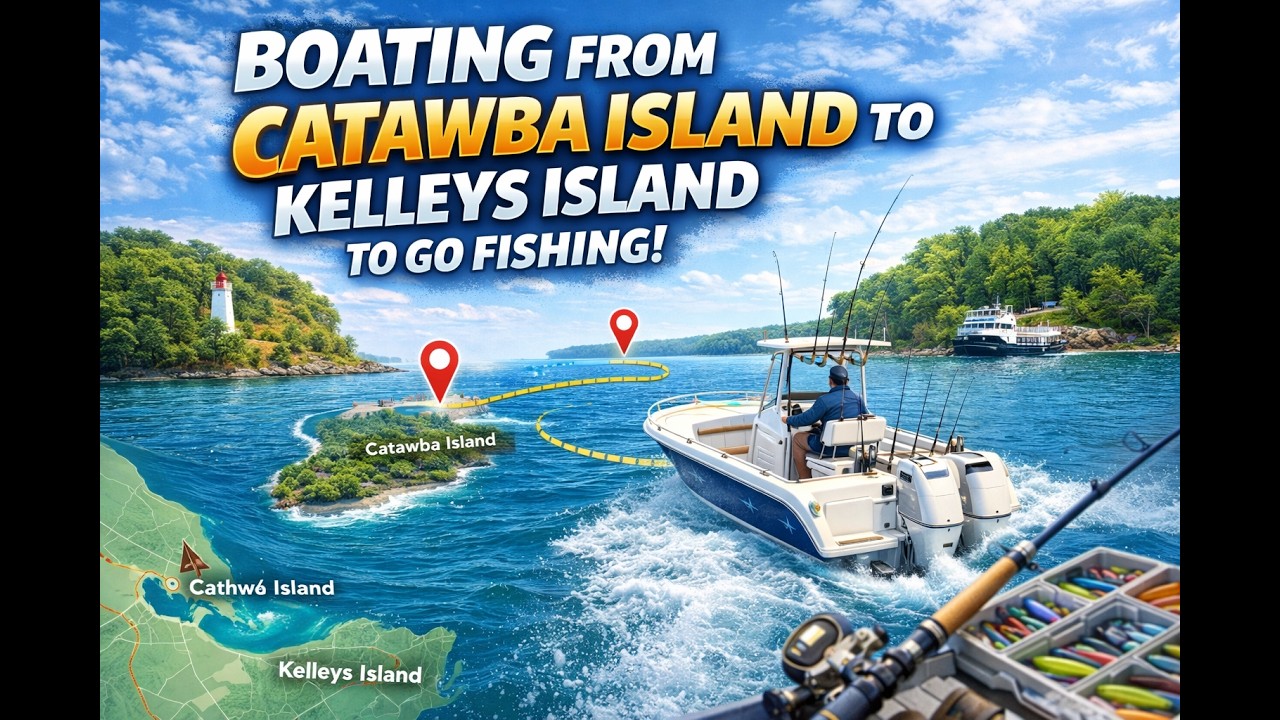 Lake Erie Fishing | West Harbor to Kelleys Island | Ranger 619