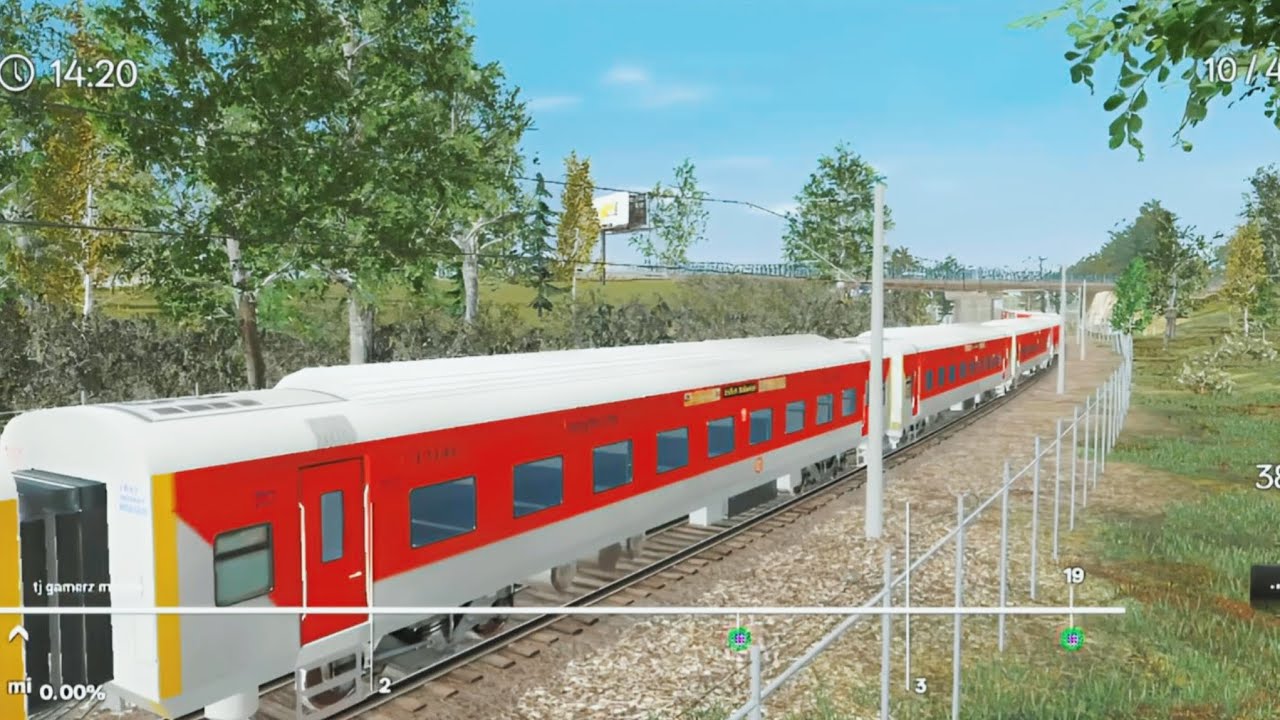 Indian railways | Indian train simulator | train simulator india | Rajdhani express #indianrailways 