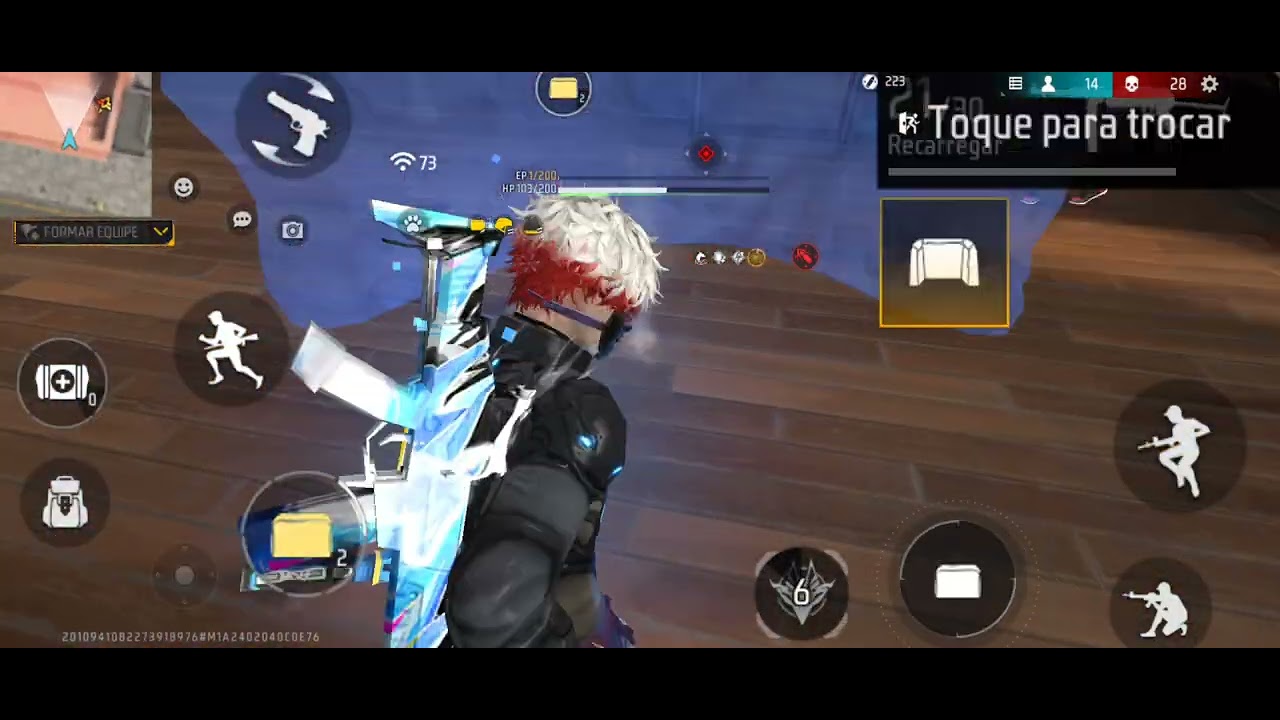 Jogando treinamento e meu celular tava travando muito seloko ksksk
