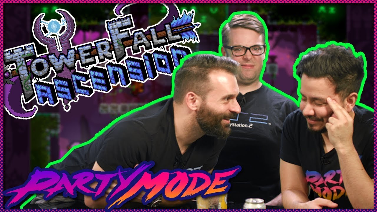 Nick Uses His Bow & Arrow Skills in Towerfall: Ascension - Party Mode