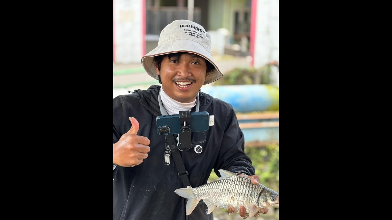 Mancing liar di sungai air tawar dapat jackpot ikan tawes Jumbo Dam Pendopo sidoarjo | MancingAe89