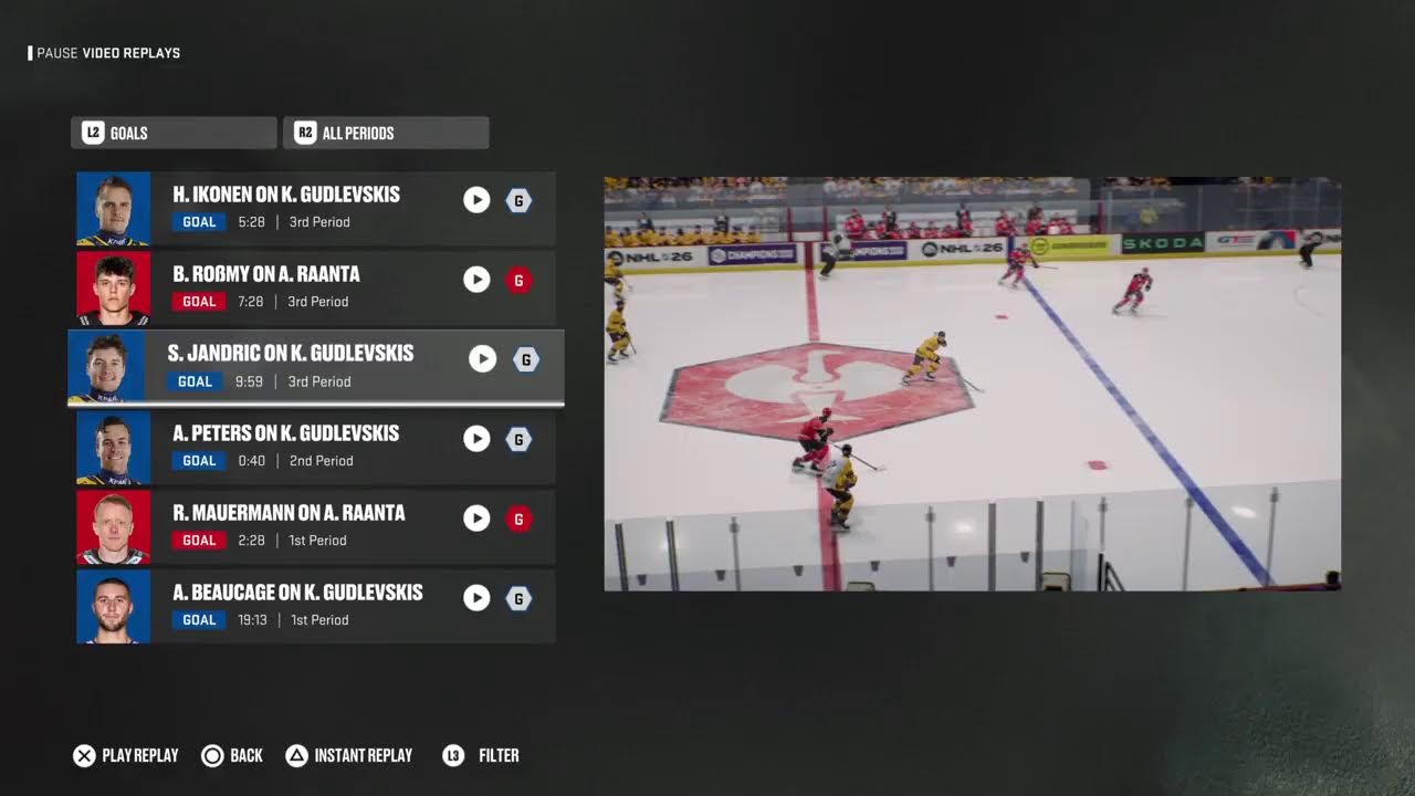 NHL26  Champions Cup #10  4tour  Bremerhaven Pinguins - Lukko Rauma