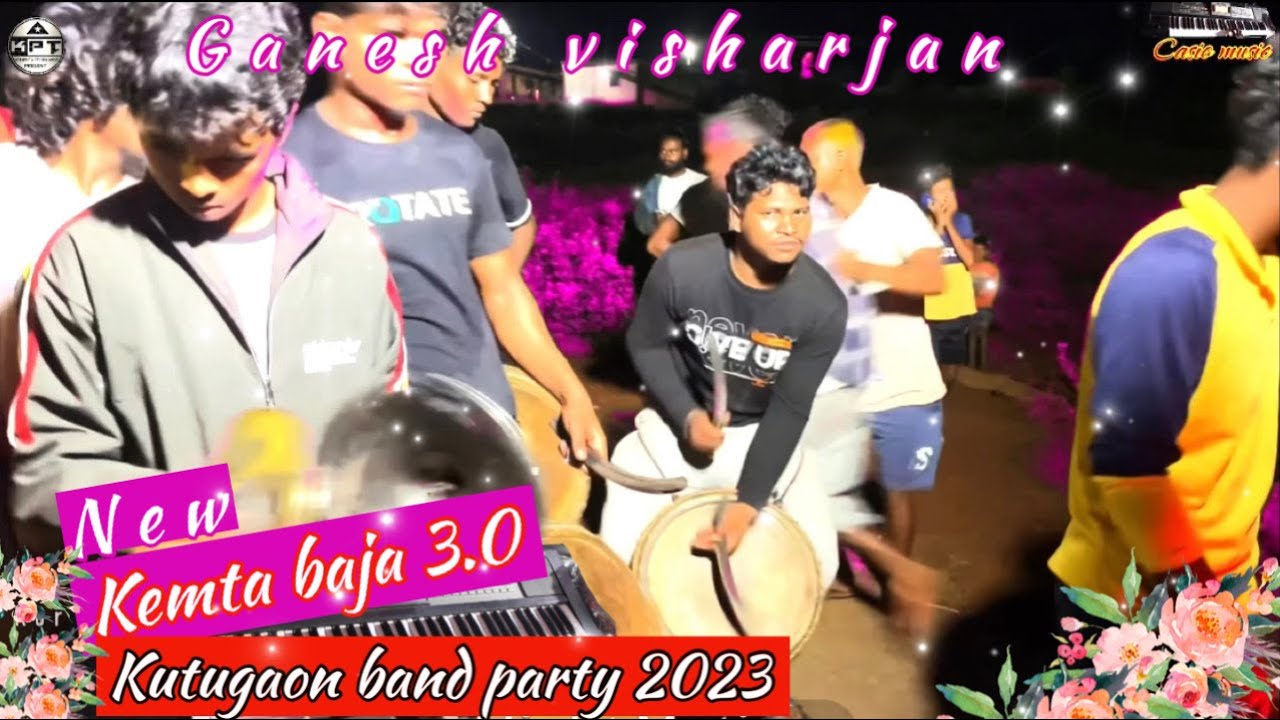 New k e m t a b a j a 3.0 || Casio music || kutugaon band party 2023 || Ganesh visharjan 🎉🎉