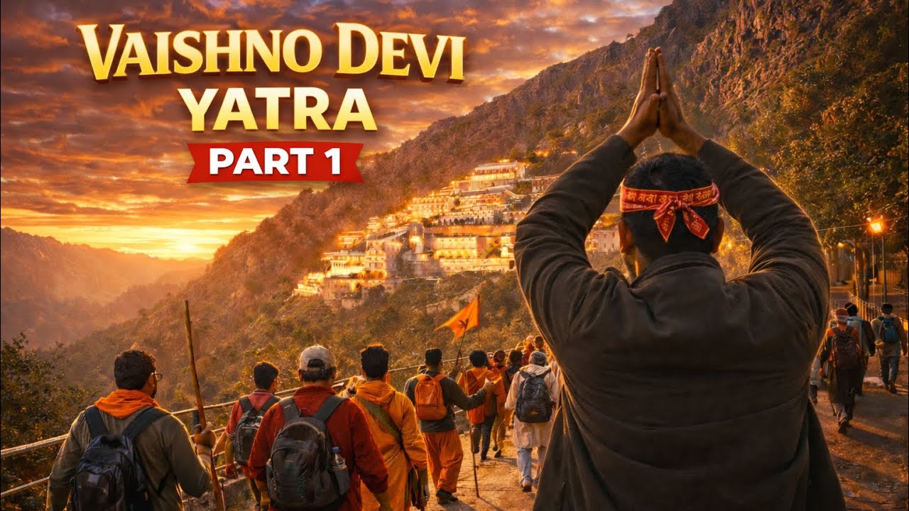 😍Maa Vaishno Devi Yatra (#Part 1)| January2026 Yatra 🙏| Katra Se Bhawan Tak Safar | Sukoon Ki तलाश