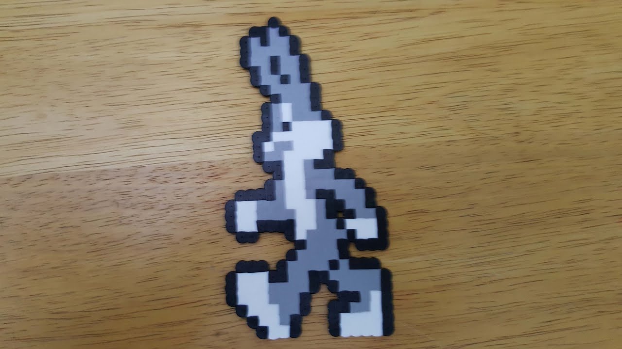Bug Bunny Perler Beads Creation | Timelapse