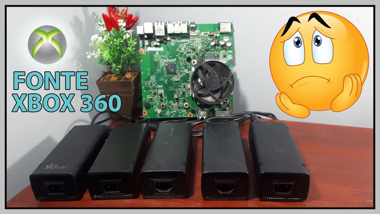 Fonte de Xbox 360 Original e Paralela - Diferenças visuais e Principais Defeitos