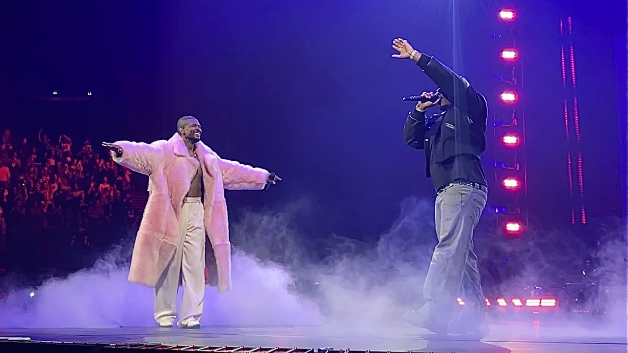 USHER x Joé Dwèt Filé - 4 Kampé Live Past Present Futur Tour Accor Arena Paris 16.04.25