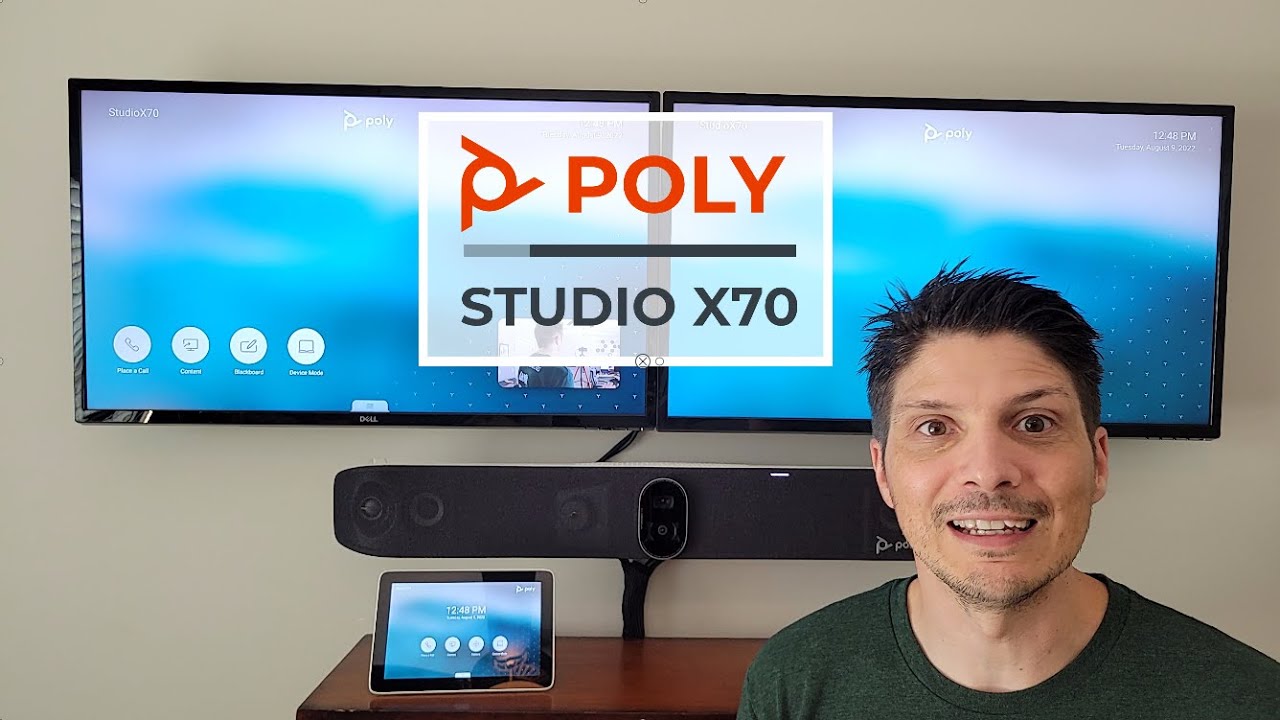 Poly Studio X70 — распаковка, обзор устройства, настройка помещения и демонстрация видеорежимов ИИ