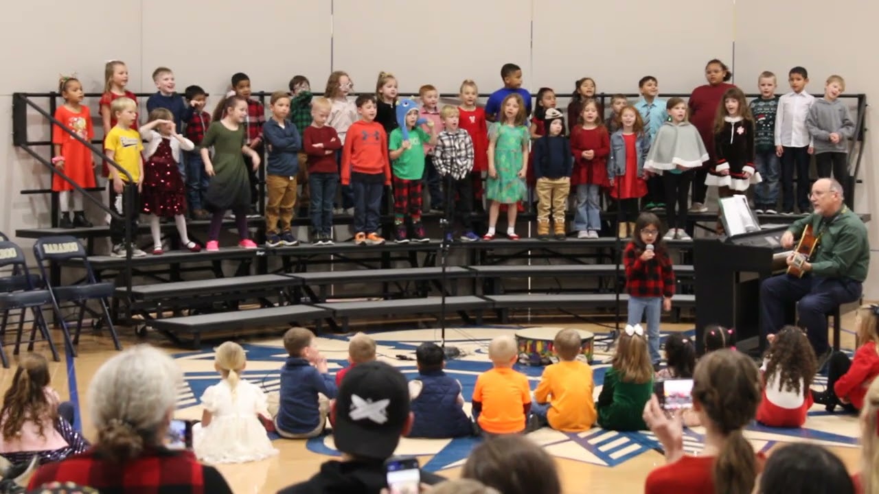 1st Grader Leads  Song In The Morning