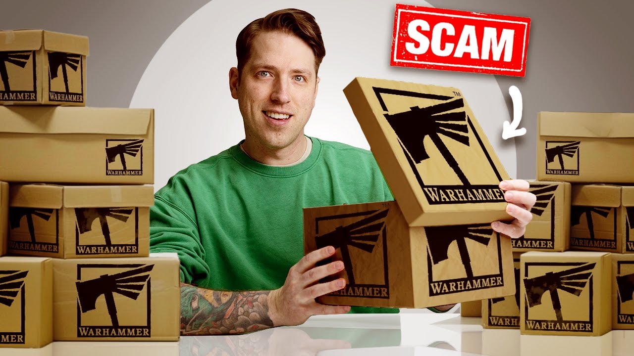 I ordered 12 Warhammer scams from Games Workshop
