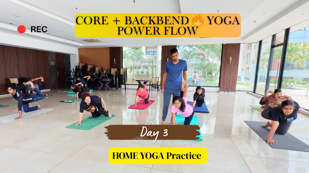 Yoga for Core Strength & Deep Backbends DAY 3 | 60-Min Home Practice for Flexibility & Power