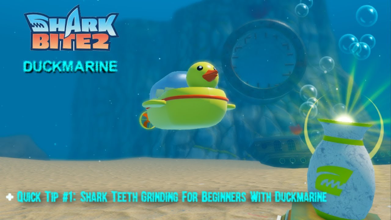 SharkBite 2 Quick Tip #1: Shark Teeth Grinding For Beginners With Duckmarine