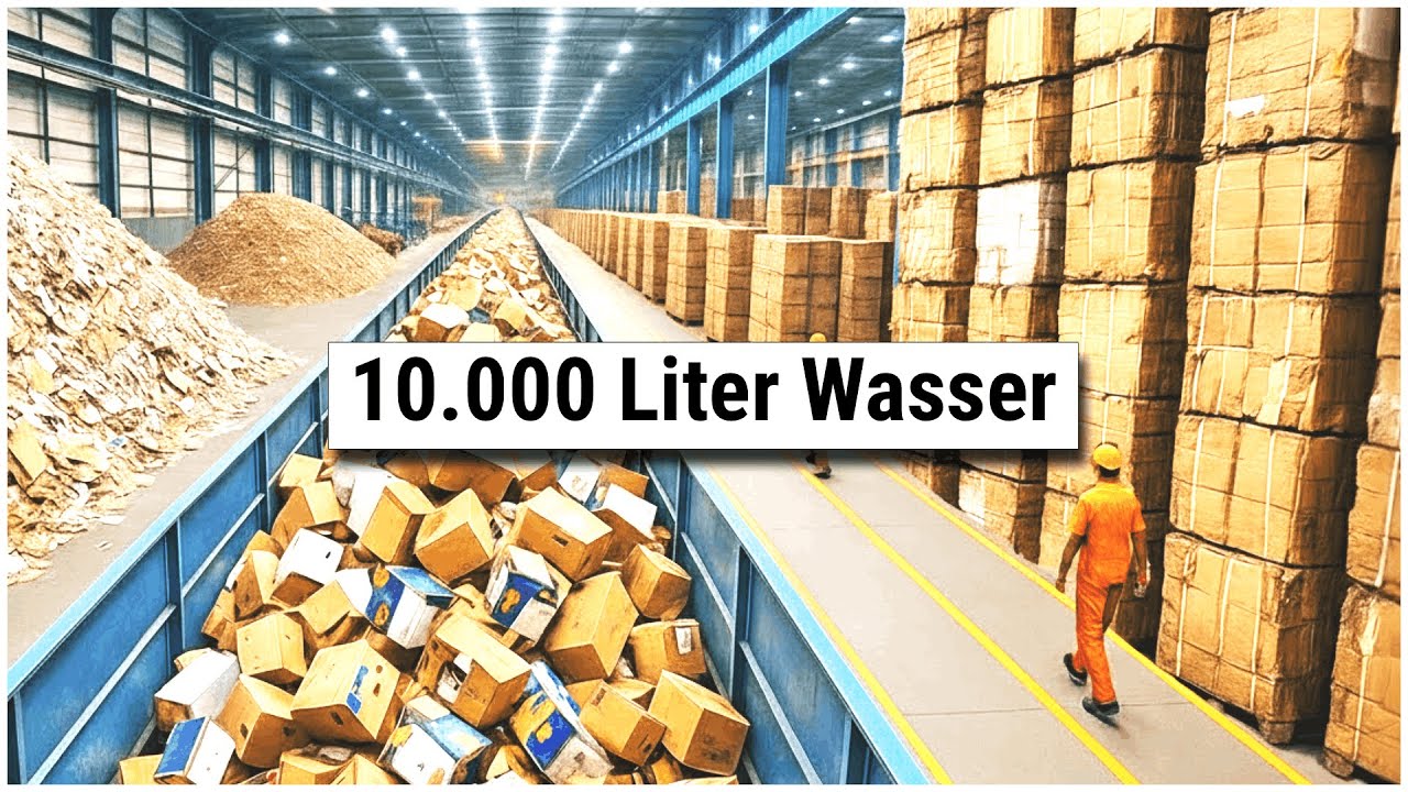 Wie Karton Recycelt Wird - 3 Millionen Tonnen In Deutschland
