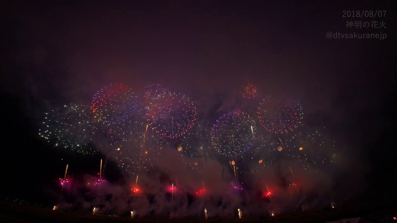 【HDR10】2018 神明の花火 30_グランドフィナーレ