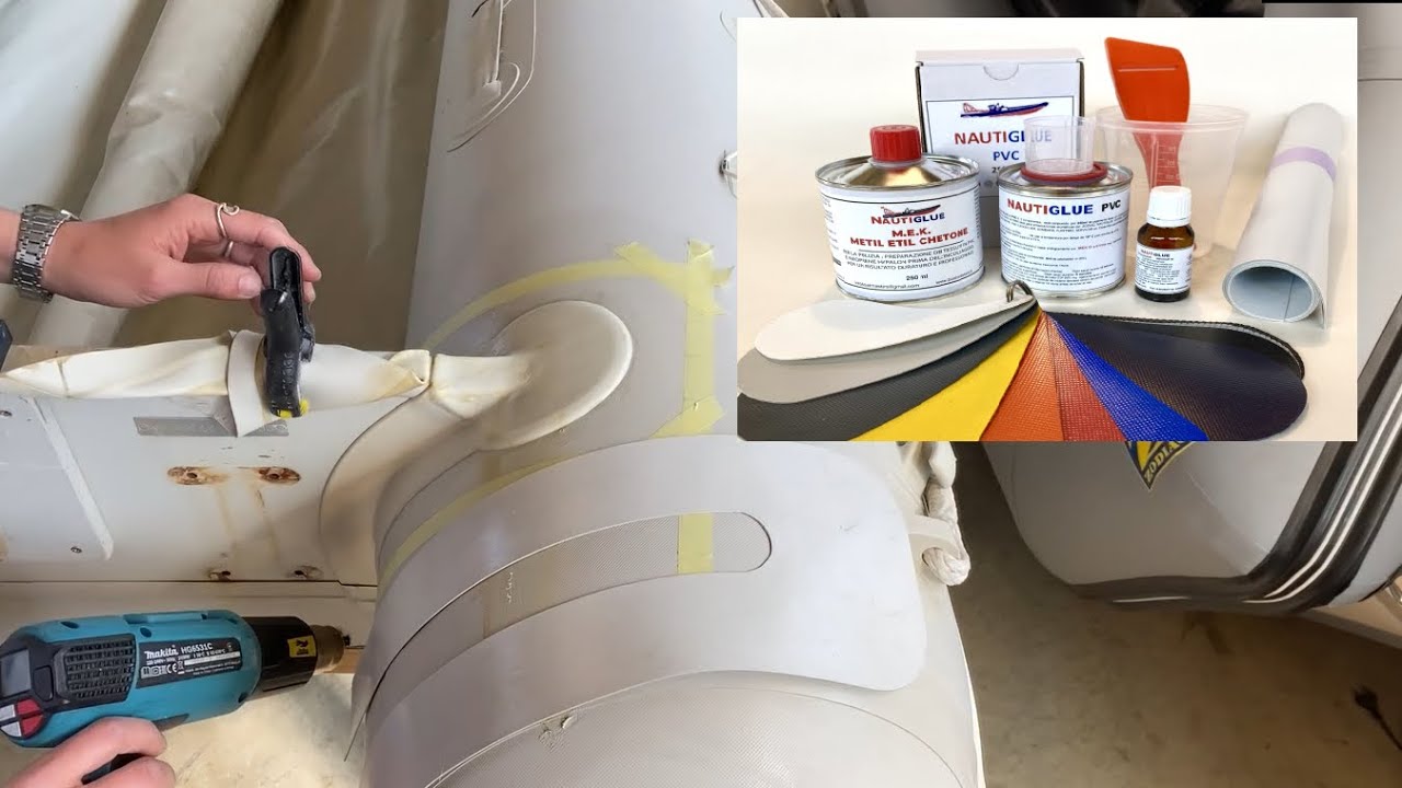 Rinforzo pratico e facile specchio di poppa , con kit riparazione completo Boat Masters