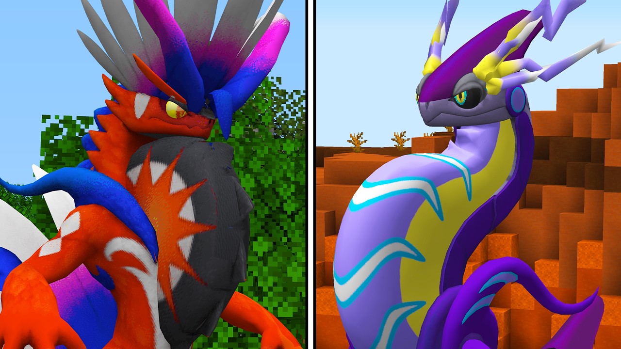 KORAIDON vs MIRAIDON - Minecraft Pixelmon