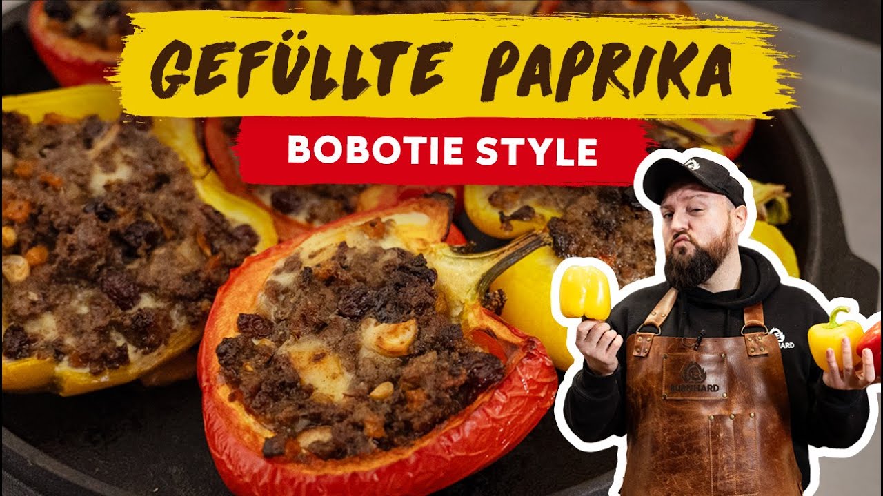 Gefüllte Paprika aus dem Gasgrill | BBQ Madness