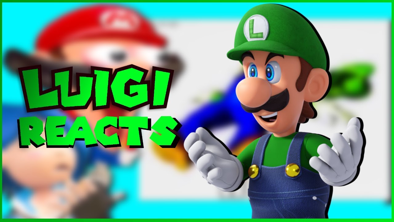 Luigi reacts to SMG4 Nintendo memes 6